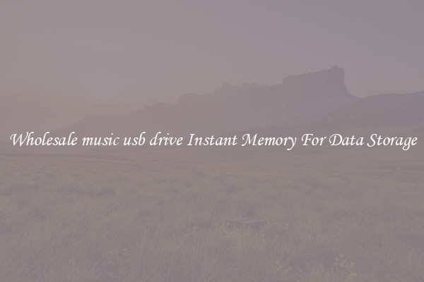 Wholesale music usb drive Instant Memory For Data Storage