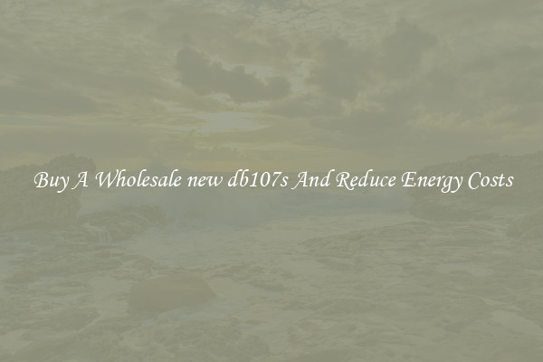 Buy A Wholesale new db107s And Reduce Energy Costs