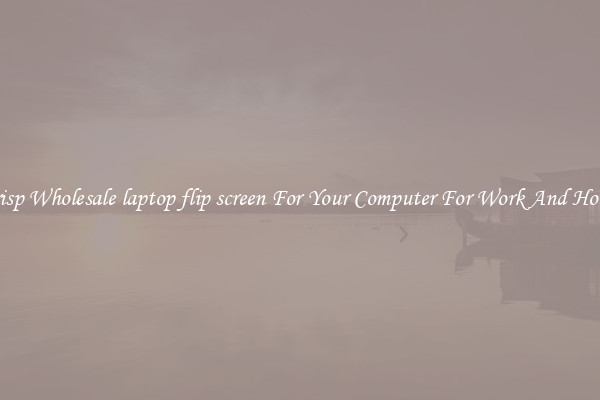 Crisp Wholesale laptop flip screen For Your Computer For Work And Home