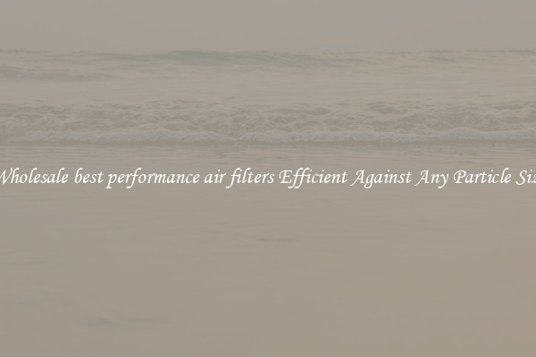 Wholesale best performance air filters Efficient Against Any Particle Size