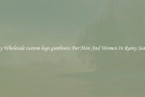 Buy Wholesale custom logo gumboots For Men And Women In Rainy Season