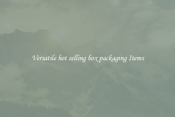 Versatile hot selling box packaging Items