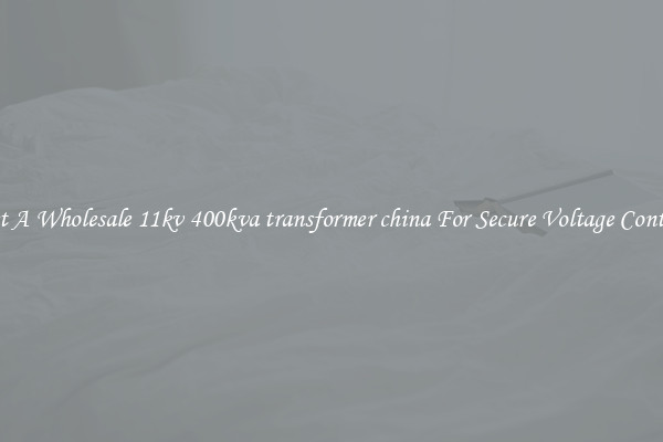 Get A Wholesale 11kv 400kva transformer china For Secure Voltage Control