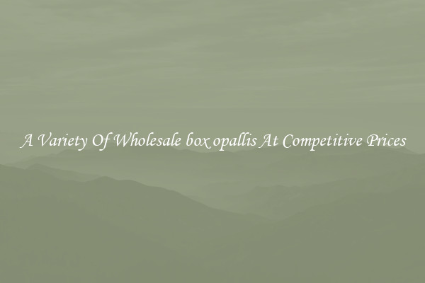 A Variety Of Wholesale box opallis At Competitive Prices