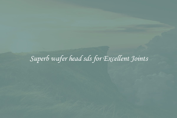 Superb wafer head sds for Excellent Joints